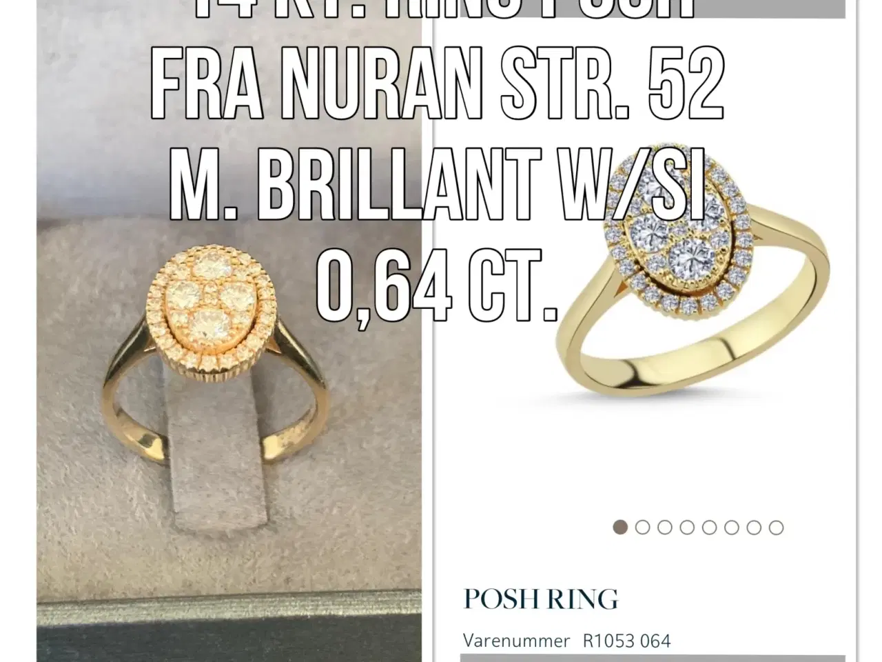Billede 1 - Fingerring sælges