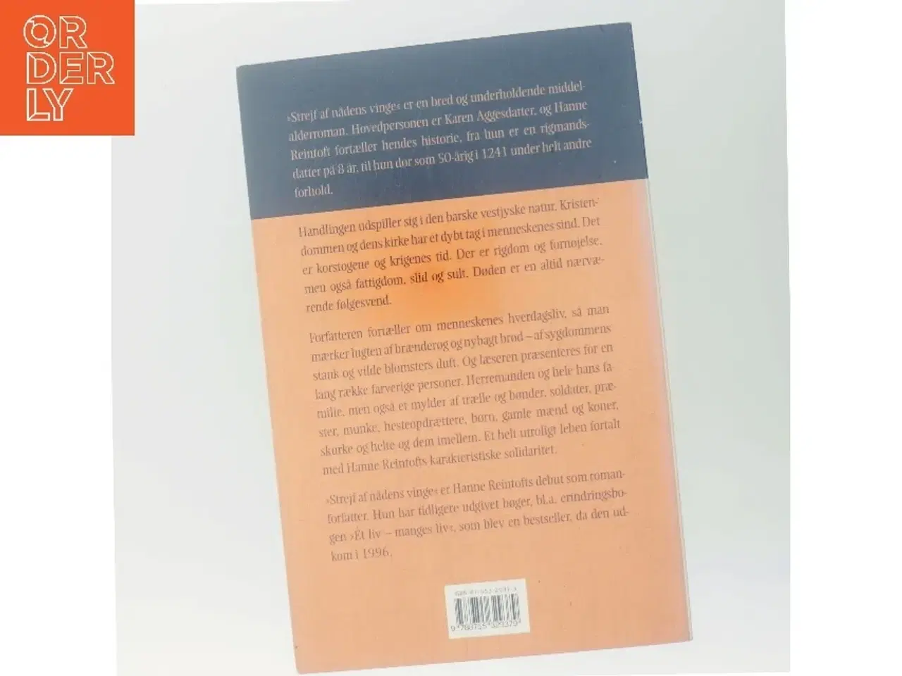 Billede 3 - Strejf af nådens vinge : en slægtsroman fra årene 1199-1241 af Hanne Reintoft (Bog)