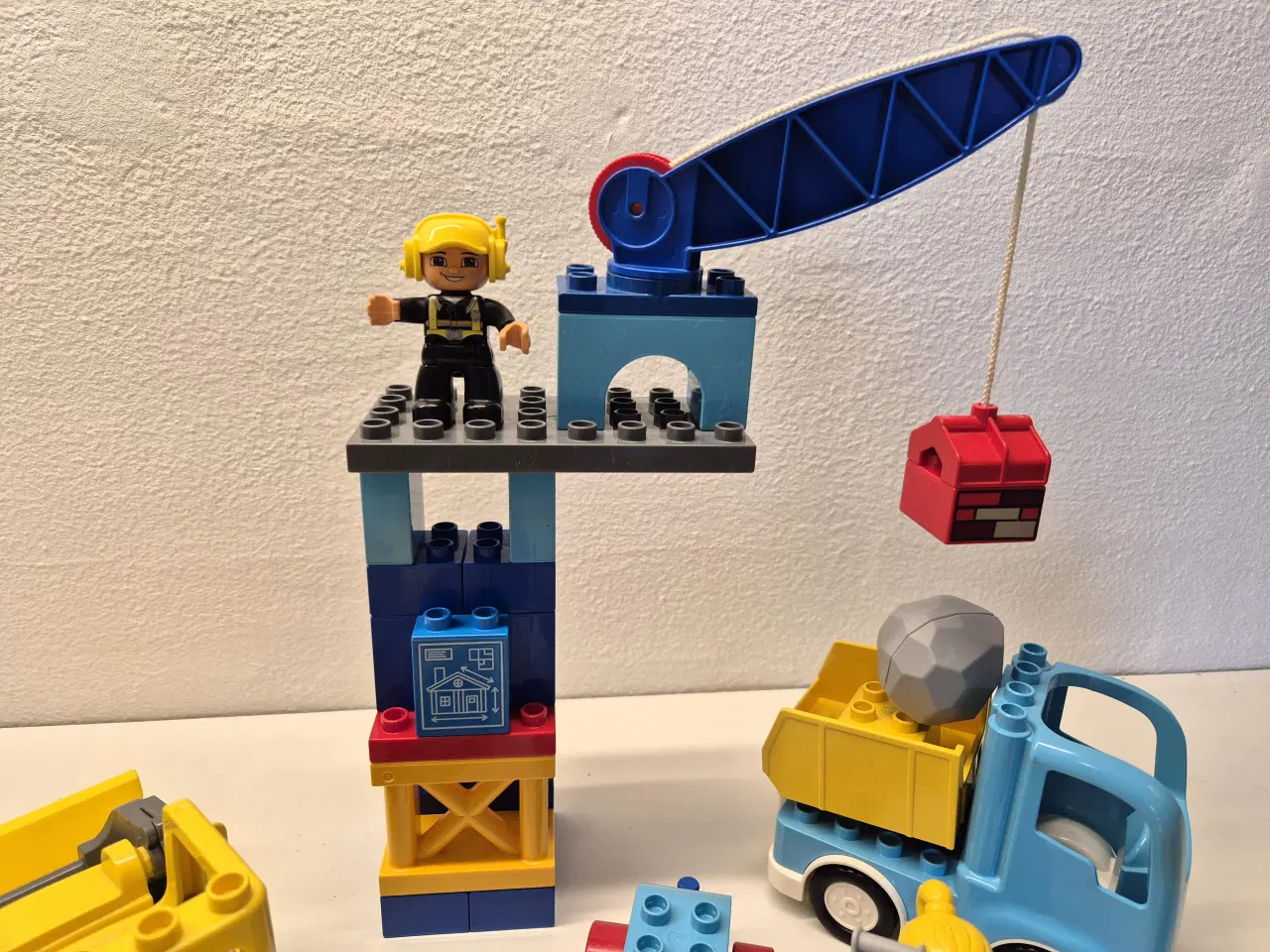 Billede 3 - Duplo Byggeplads, Frontlæsser, Lastbil med vippela