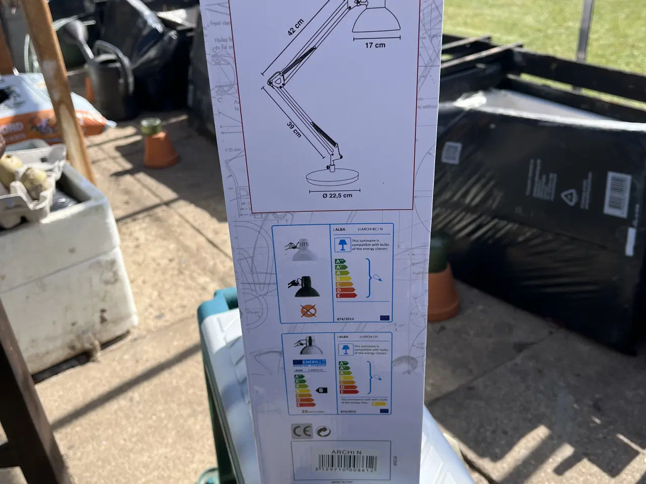 Billede 1 - Lampe sort