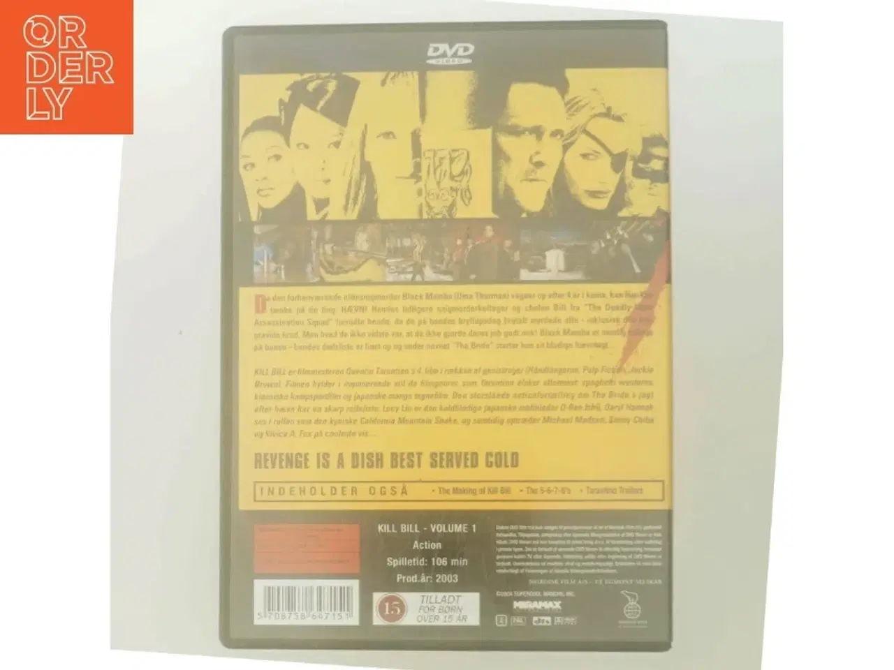 Billede 3 - Kill Bill - Vol. 1 med Uma Thurman (DVD)