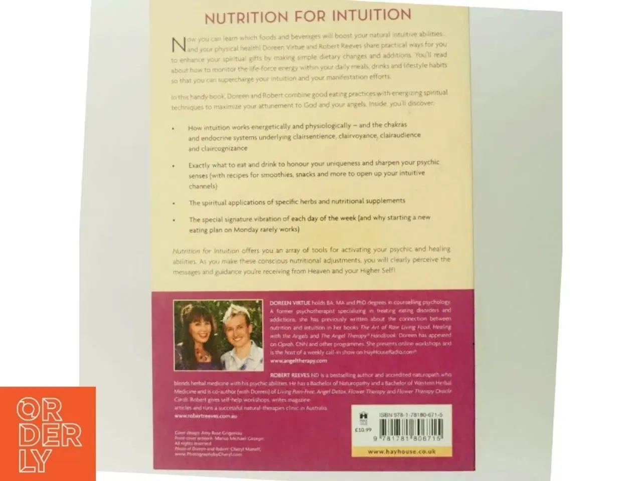 Billede 3 - Nutrition for Intuition af Doreen Virtue, Robert Reeves (Bog)