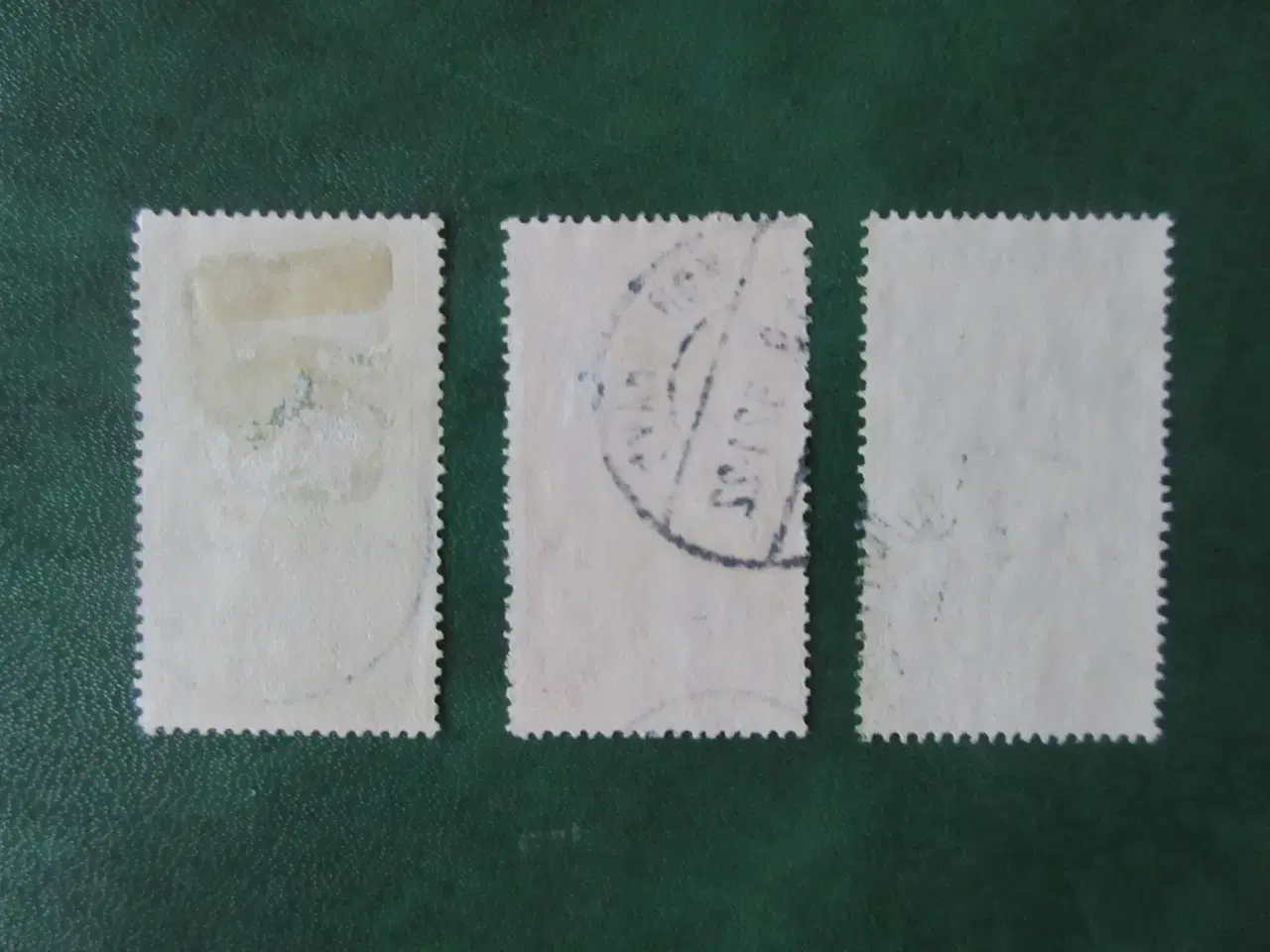 Billede 2 - Danmark Afa nr. 178-180 sæt Kræftmærker stemplet