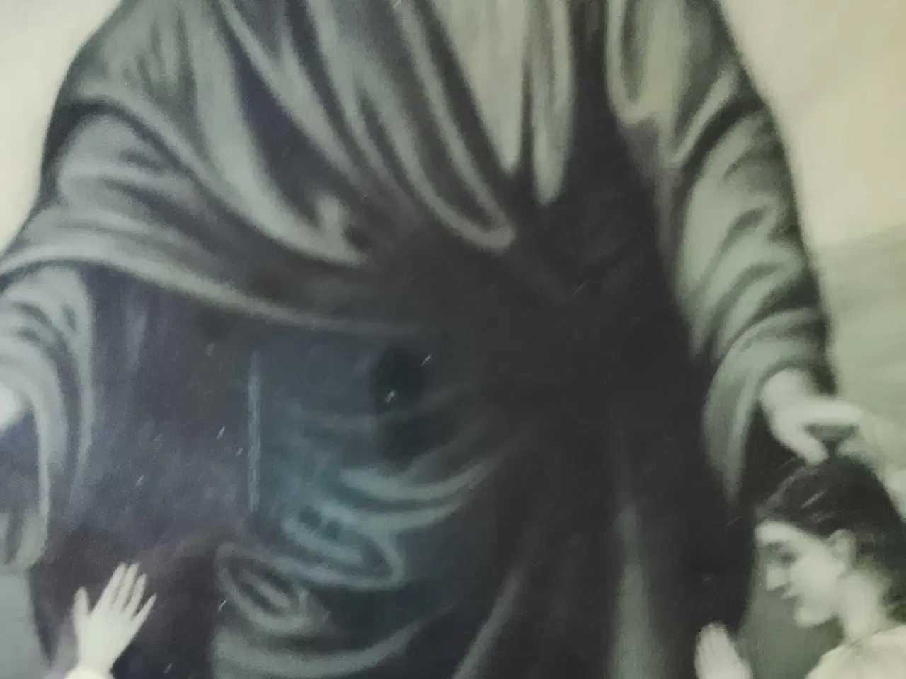 Billede 3 - Jesus med to børn billed sælges