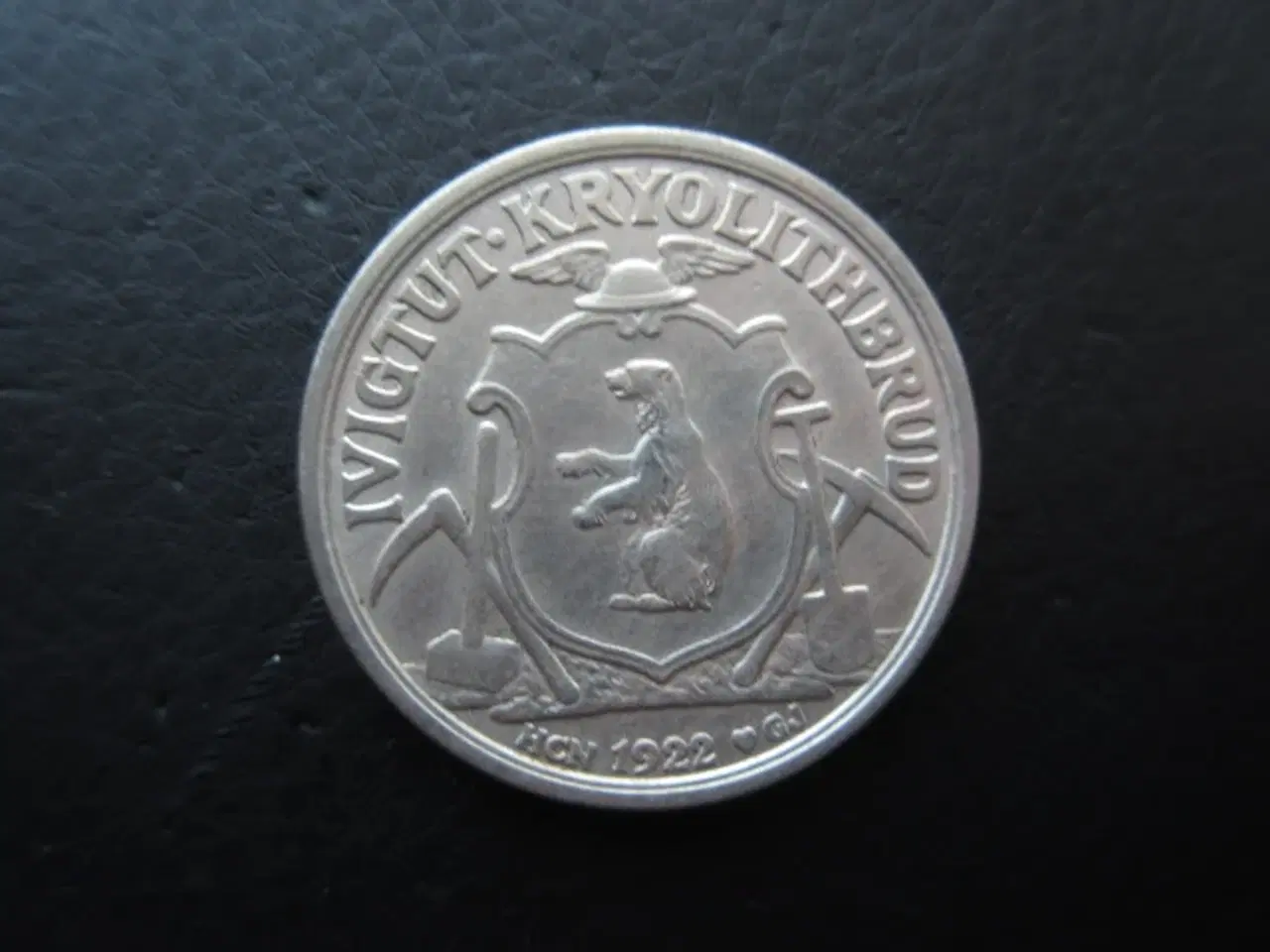 Billede 2 - Grønland 10 kroner 1922 Kryolith