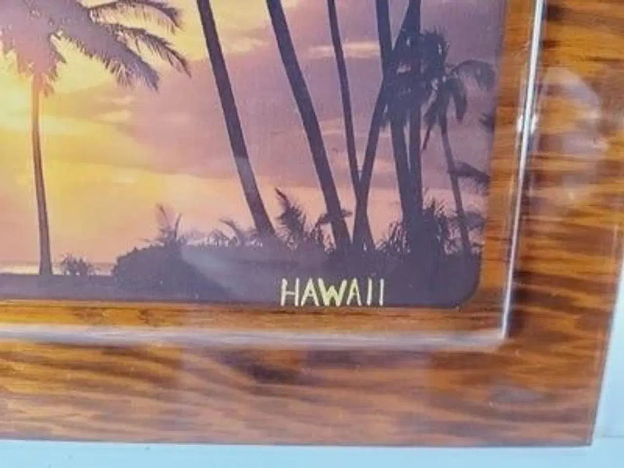 Billede 6 - ⭐️- Vintage Hawaii souvenir ur i lakeret træ