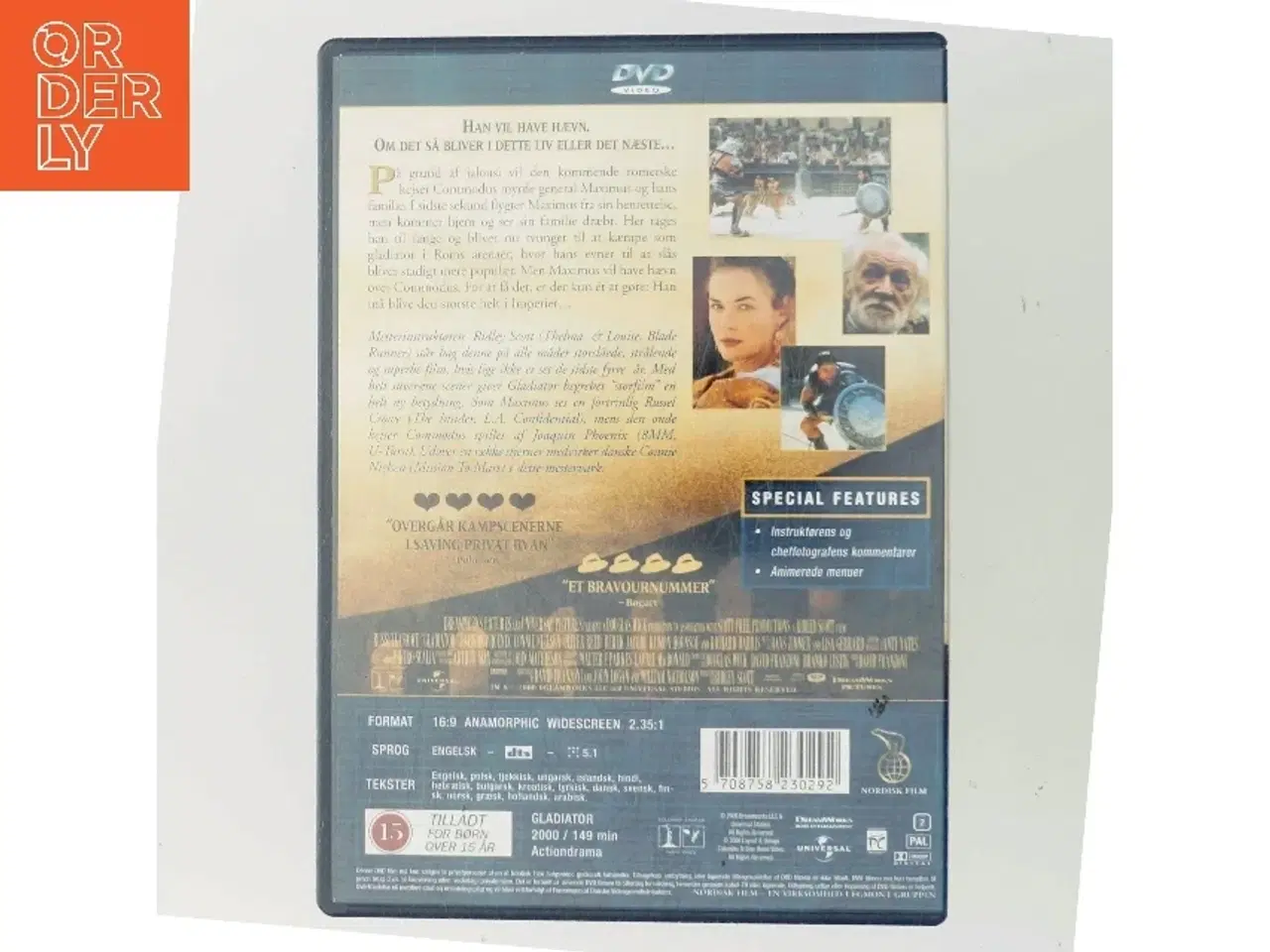 Billede 3 - Gladiator med Russell Crowe (DVD)