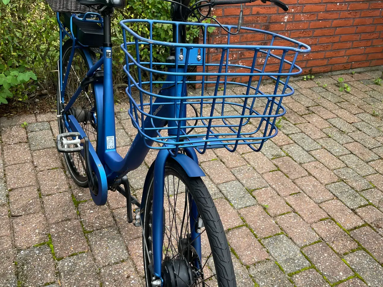 Billede 3 - El-cykel  i mat blå 