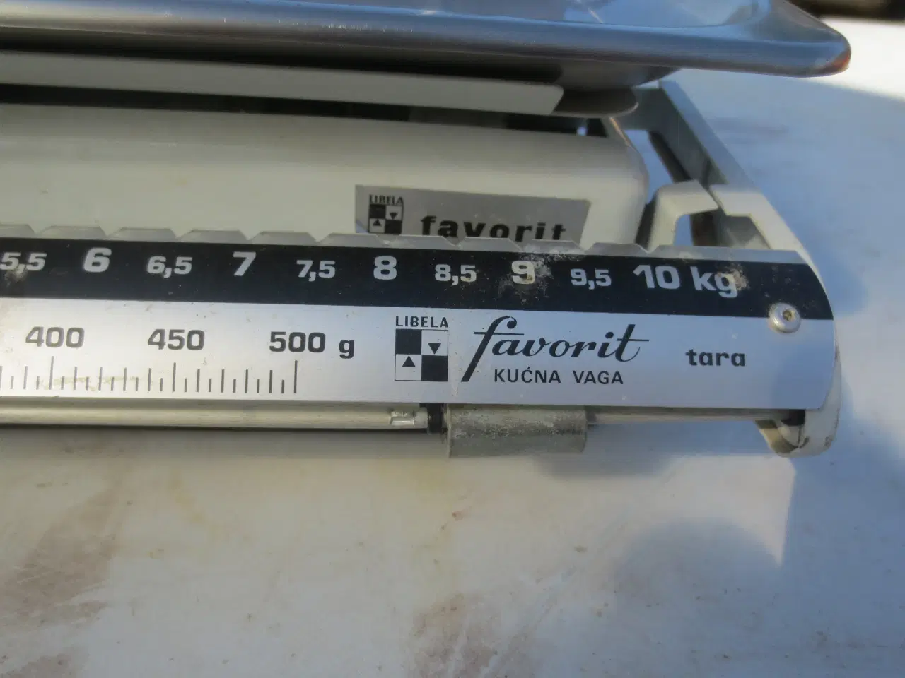 Billede 2 - 1 stk Retro Køkenvægt Favorit 10 Kg 