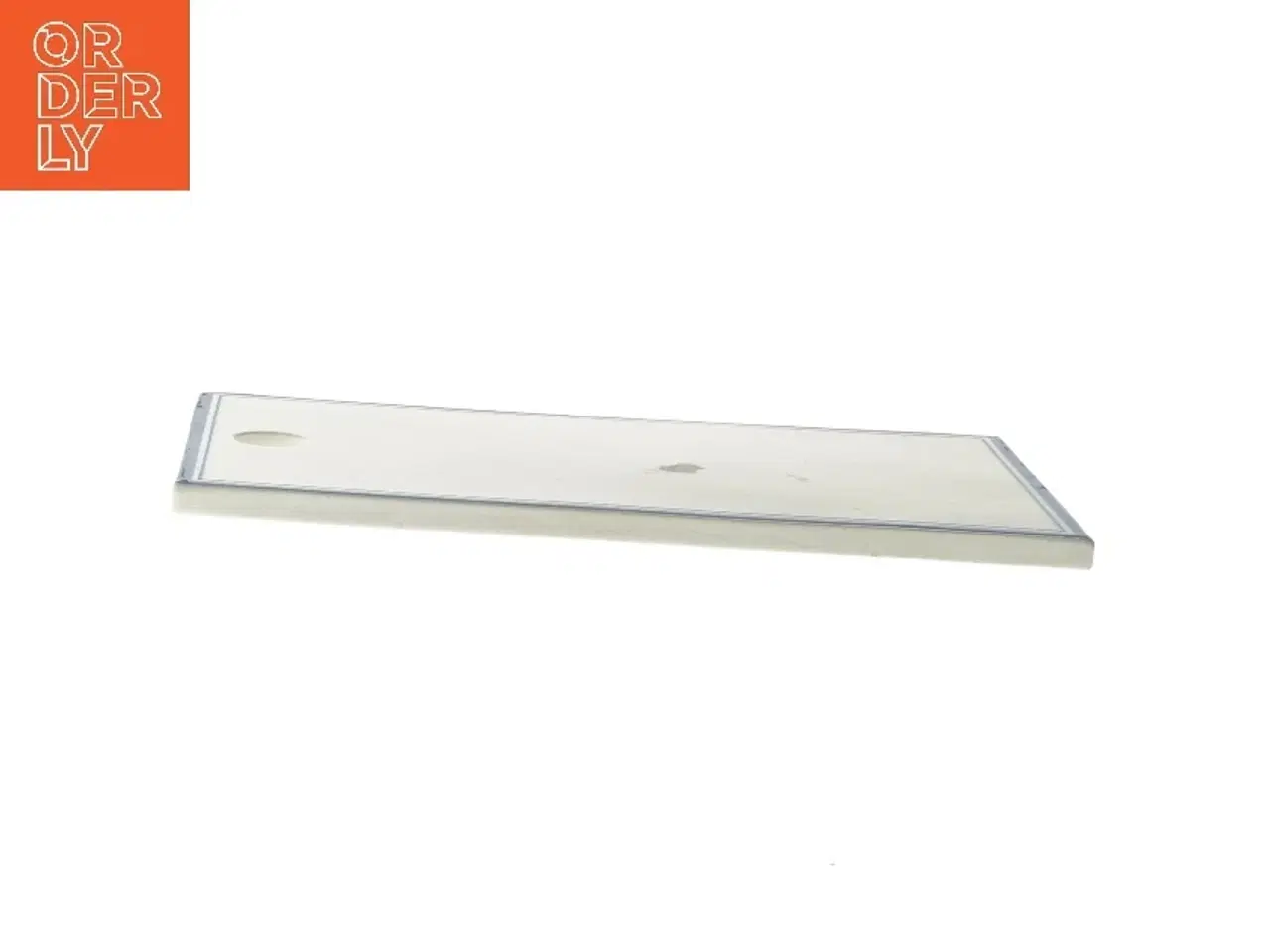 Billede 2 - Smørebrik med blå kant (str. 20x11 cm)