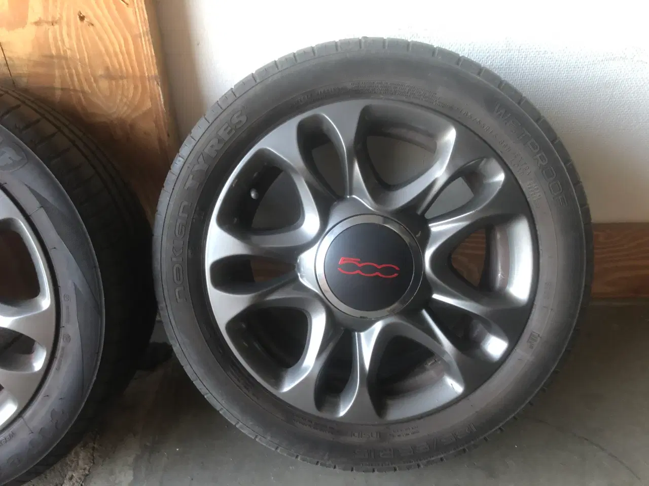 Billede 5 - Originale Fiat 500 Sport fælge & sommerdæk
