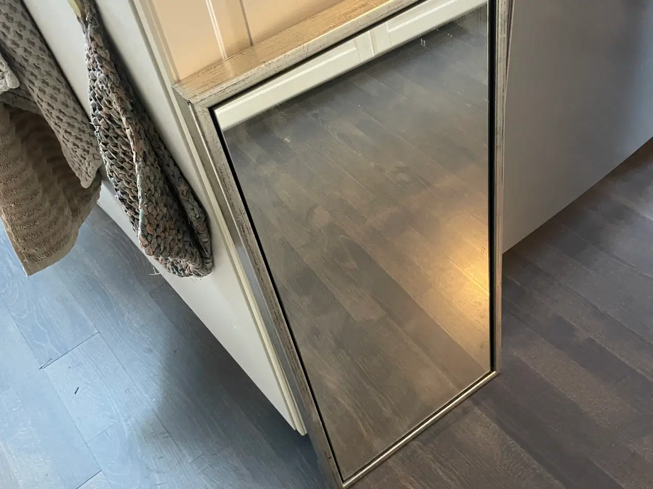 Billede 1 - Spejl i sølvramme sølvspejl