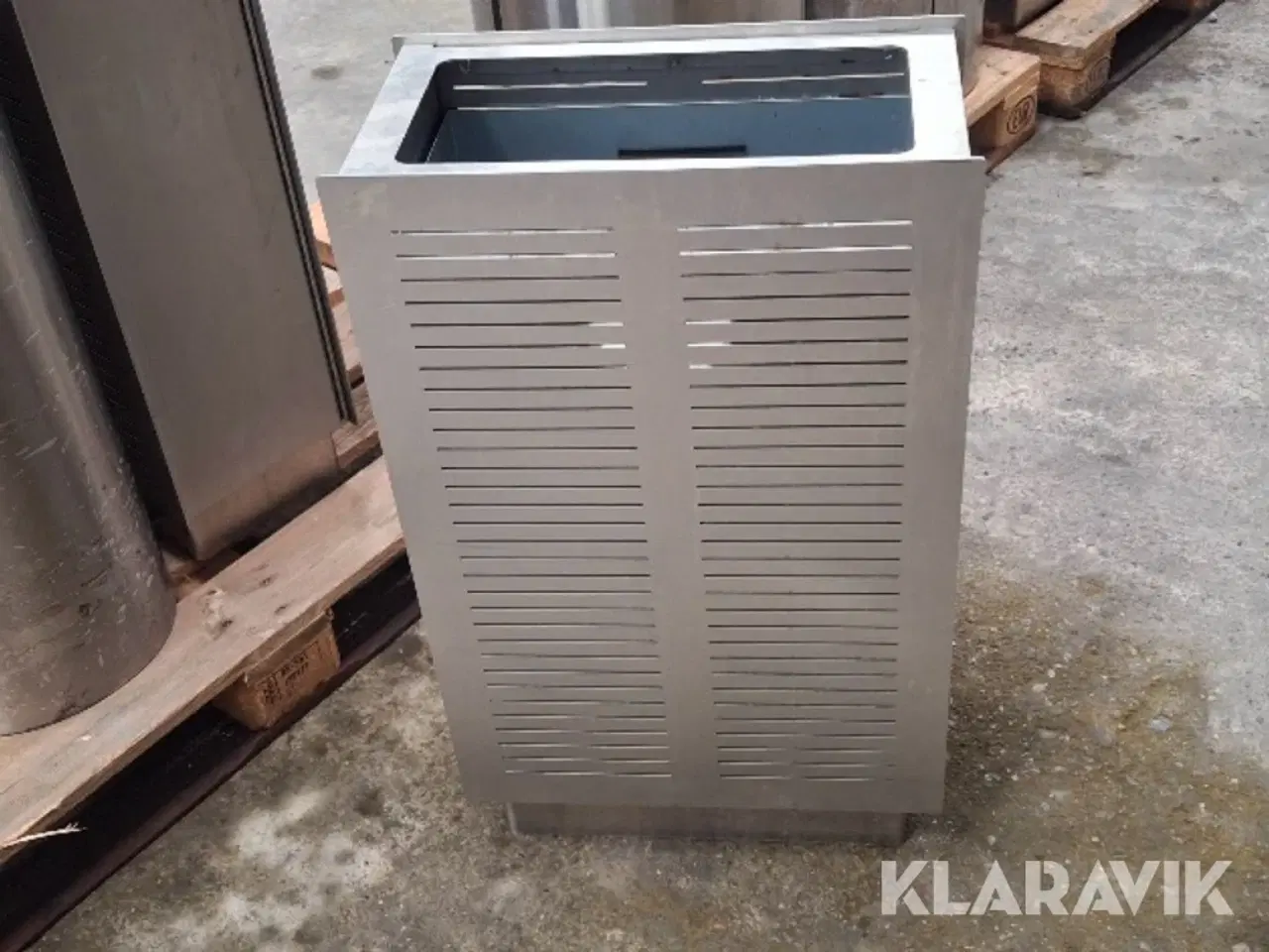 Billede 3 - Skraldestativer rustfri stål 5 styk