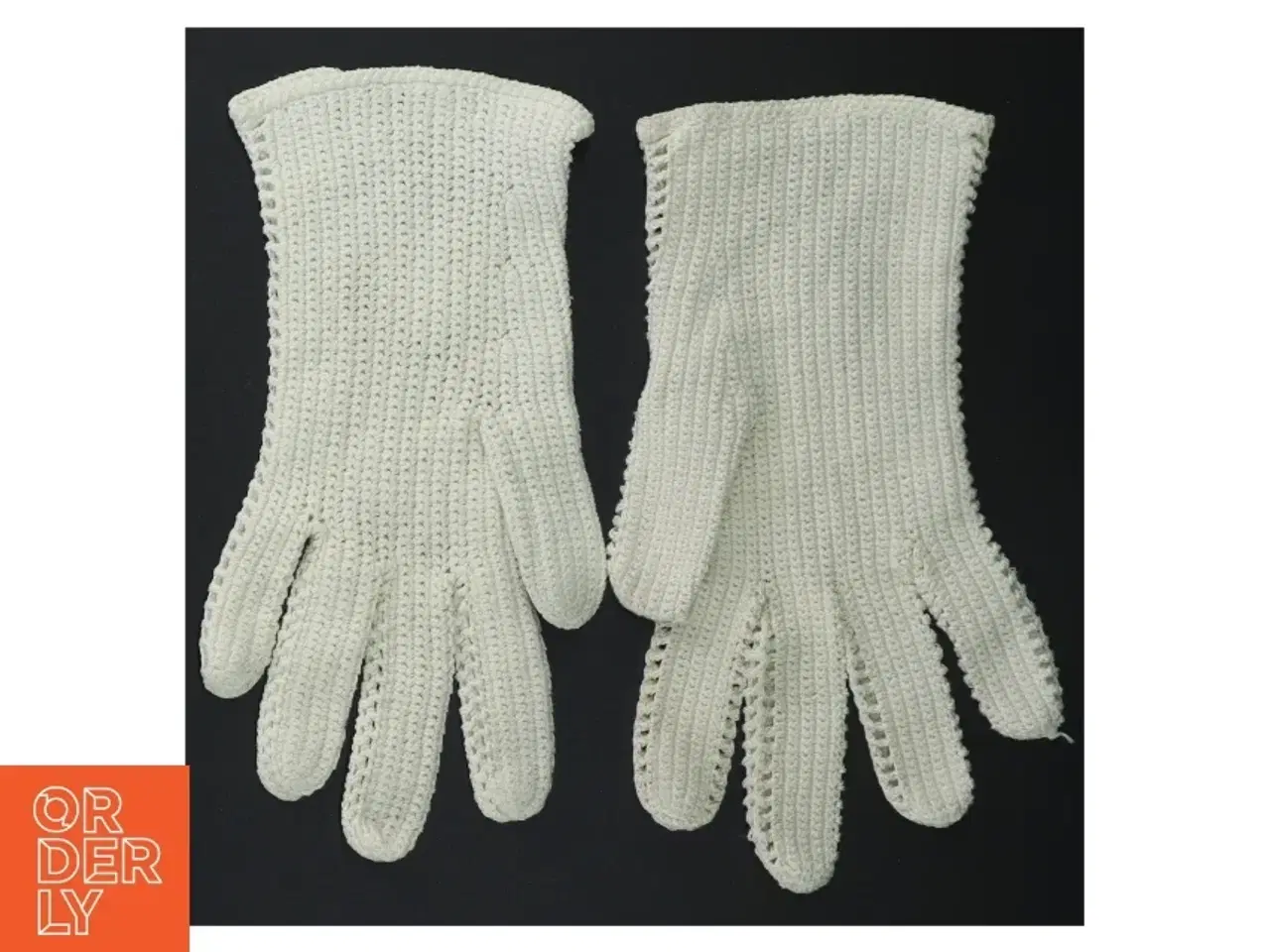Billede 4 - Hæklede handsker (str. 23 cm)