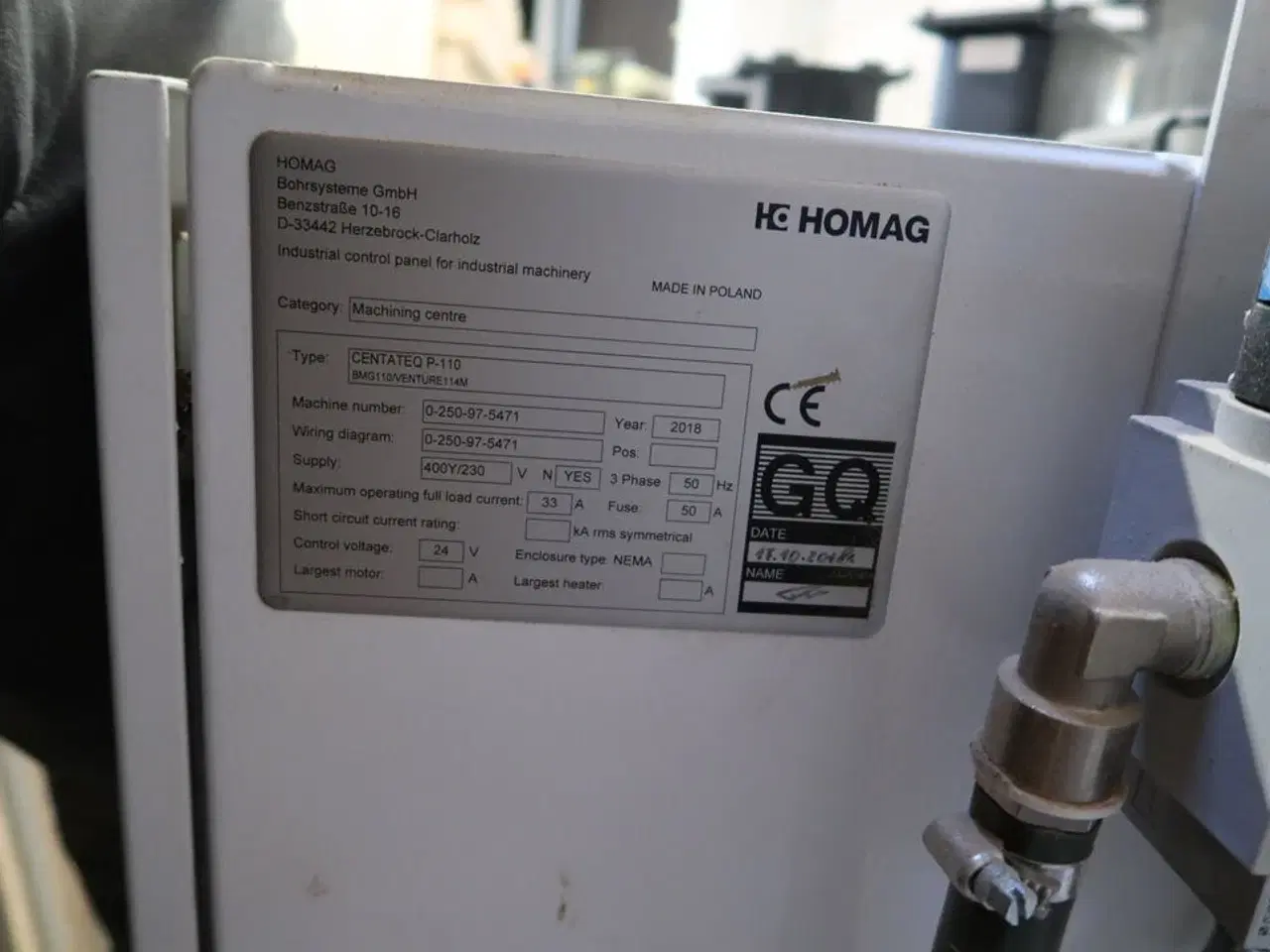 Billede 12 - CNC Fræser HOMAG CENTATEQ P-110 BM110/VENTURE114M