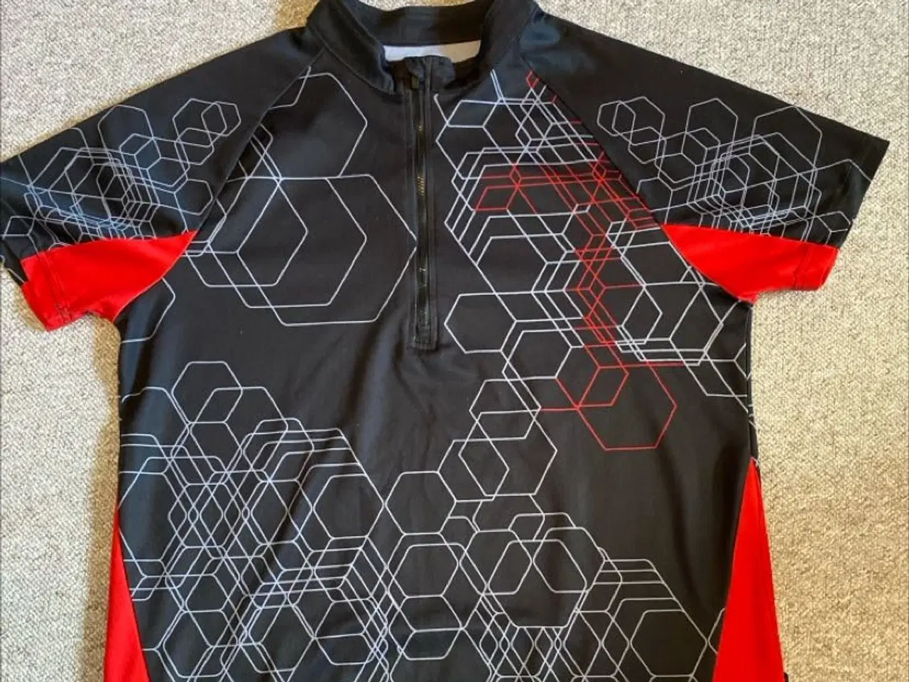 Billede 1 - Crivit cykelbluse sort/rød str L