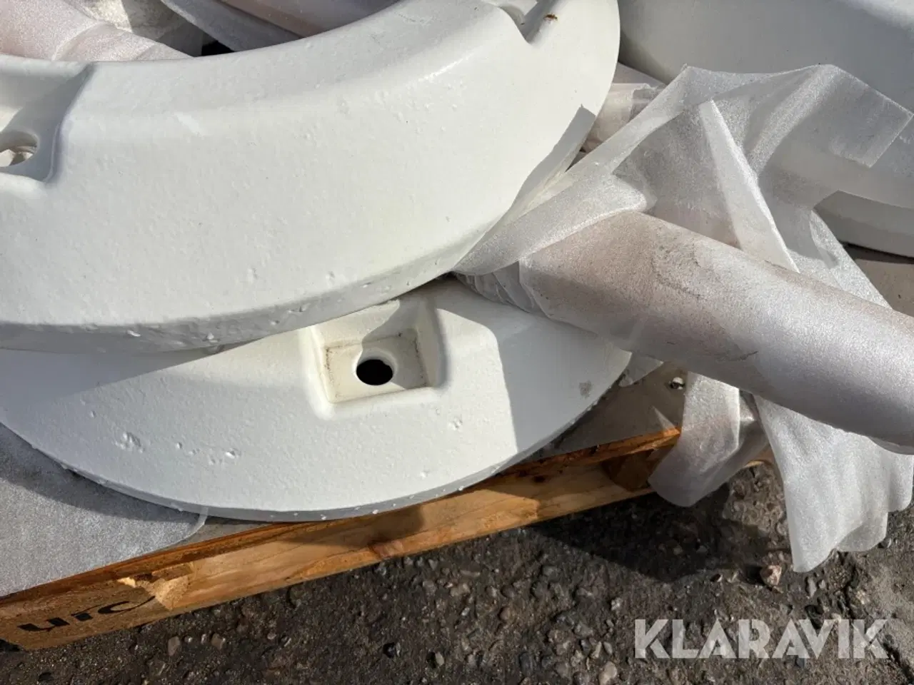Billede 7 - Hjulvægte 80 Kg Pr Styk - 4 styks
