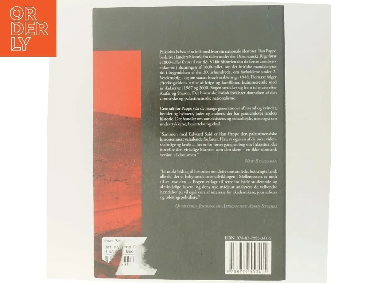 Billede 3 - Det moderne Palæstinas historie : et land, to folk af Ilan Pappe (Bog)