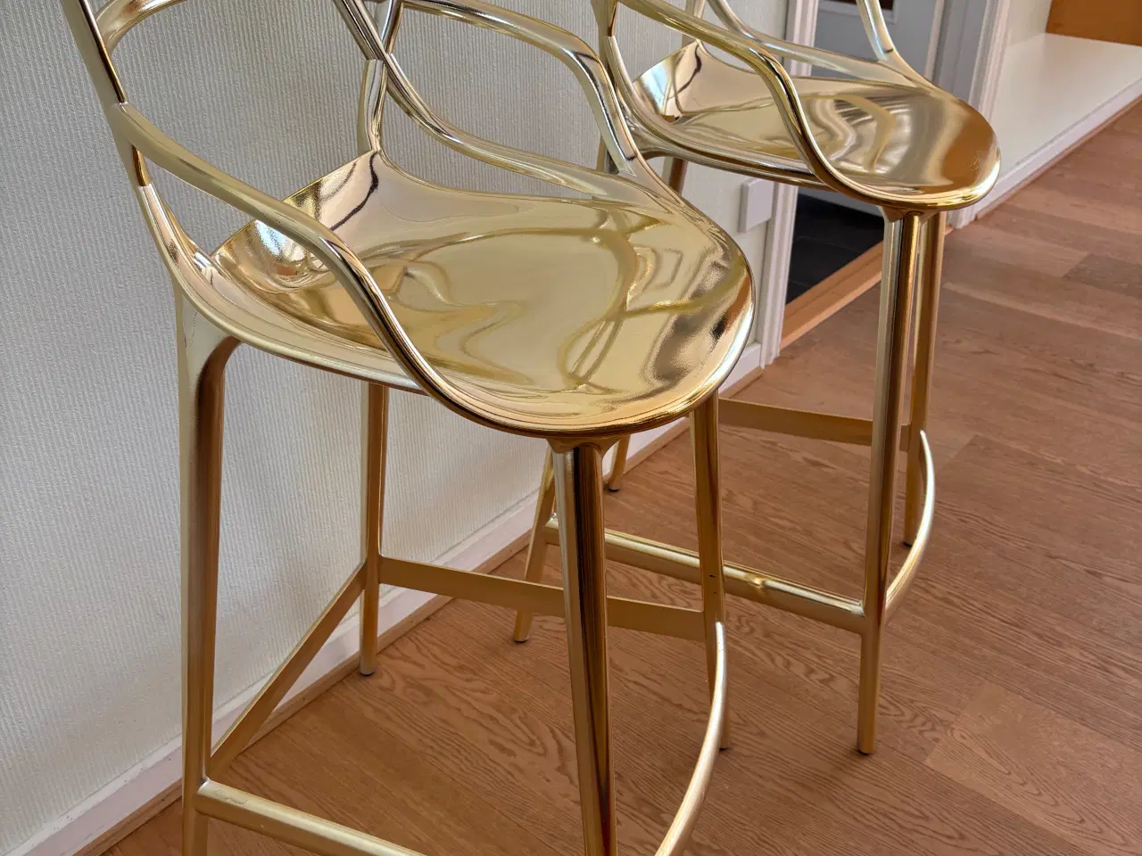 Billede 2 - Kartell Masters Barstol Guld, 2 stk.
