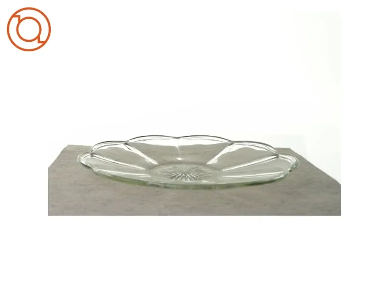 Billede 1 - Fad i glas (str. 30 cm)