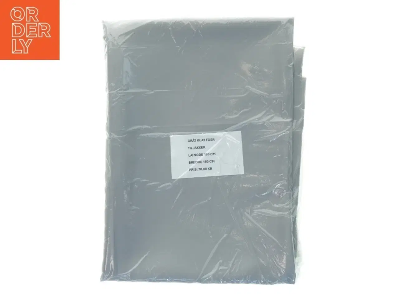 Billede 2 - Grå glat foer