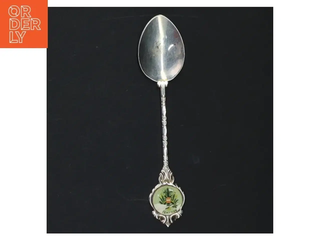 Billede 1 - Sølvfarvet teske fra Silverplate Argente Verselbert (str. Længde. 11,5 cm)