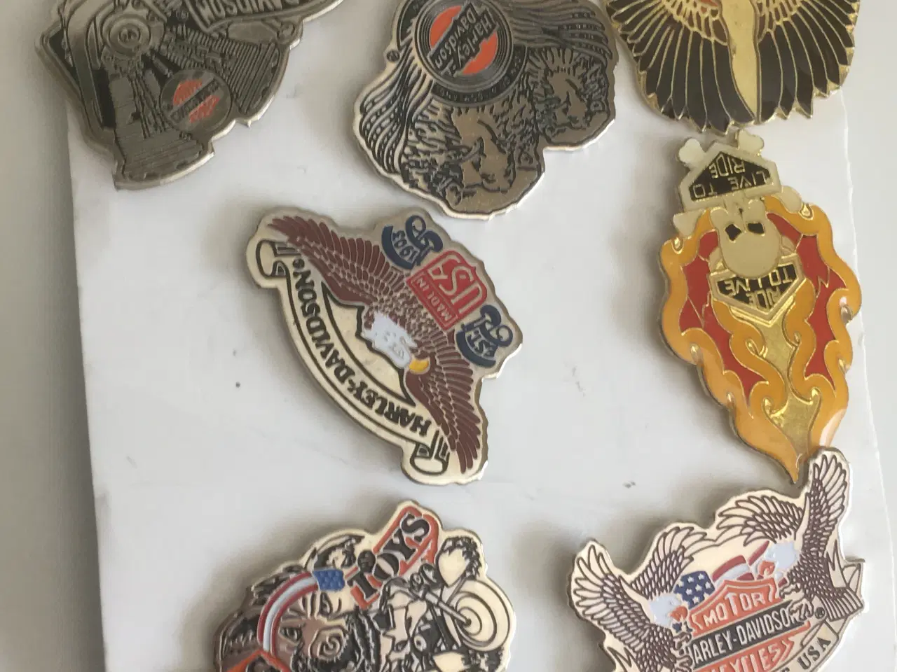 Billede 12 - harley davidson bæltespænde bælte livrem emblem