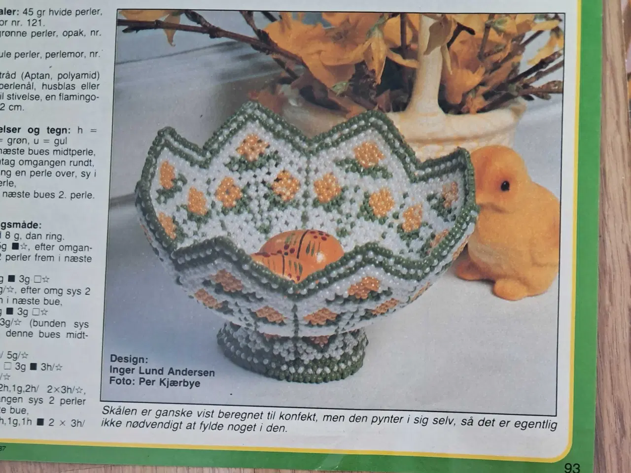 Billede 3 - Opskrifter fra ugeblade til perler