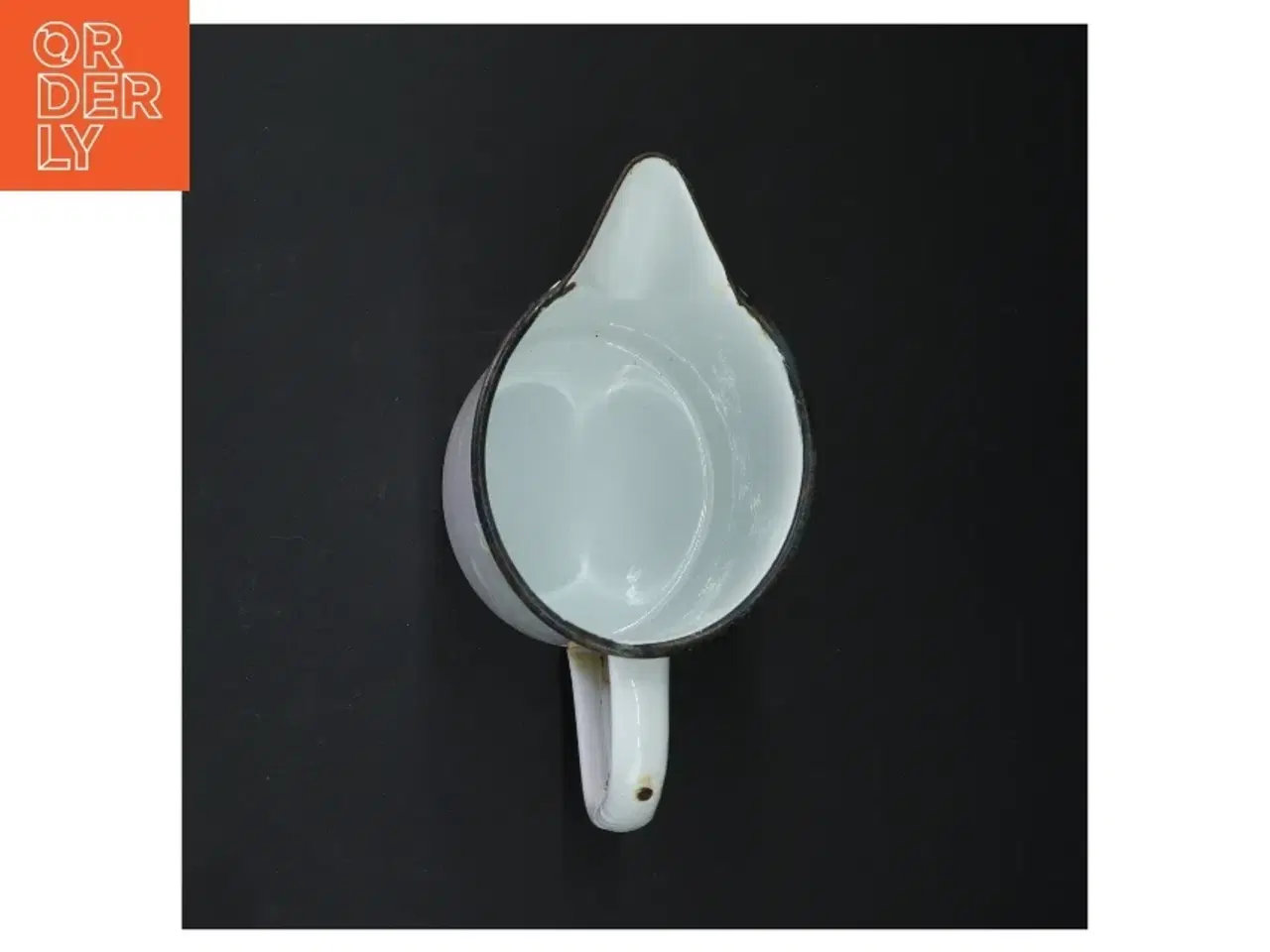 Billede 3 - Hvid emaljekande (str. 12 cm)