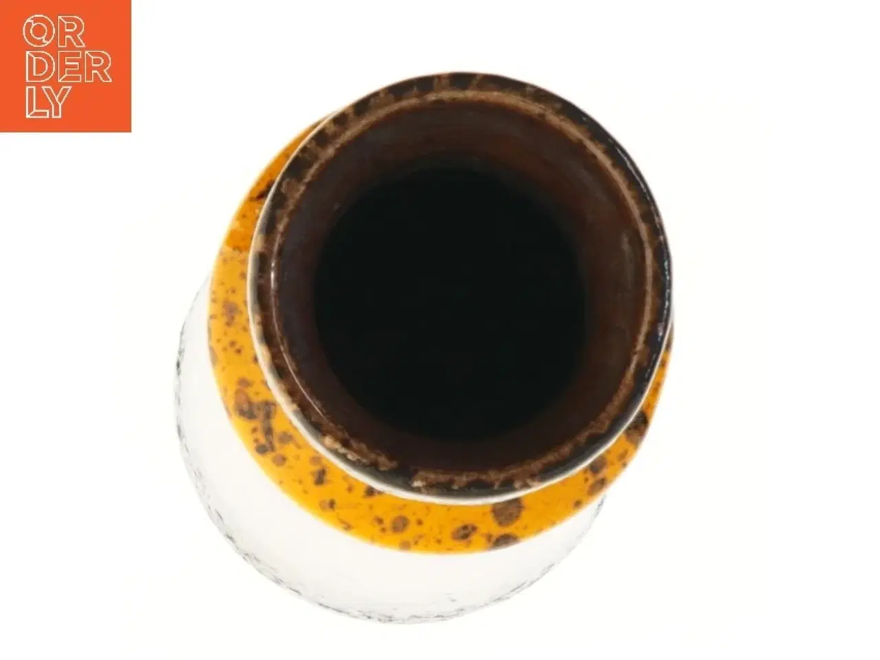 Billede 3 - Keramisk vase (str. Ø 8,5 cm højde 32 cm)