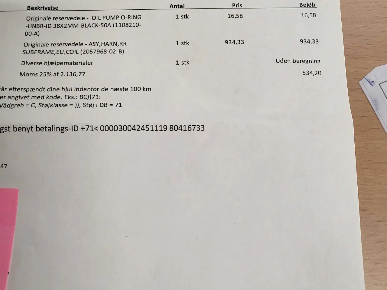 Billede 7 - Oliepumpe til Tesla el motor model 3