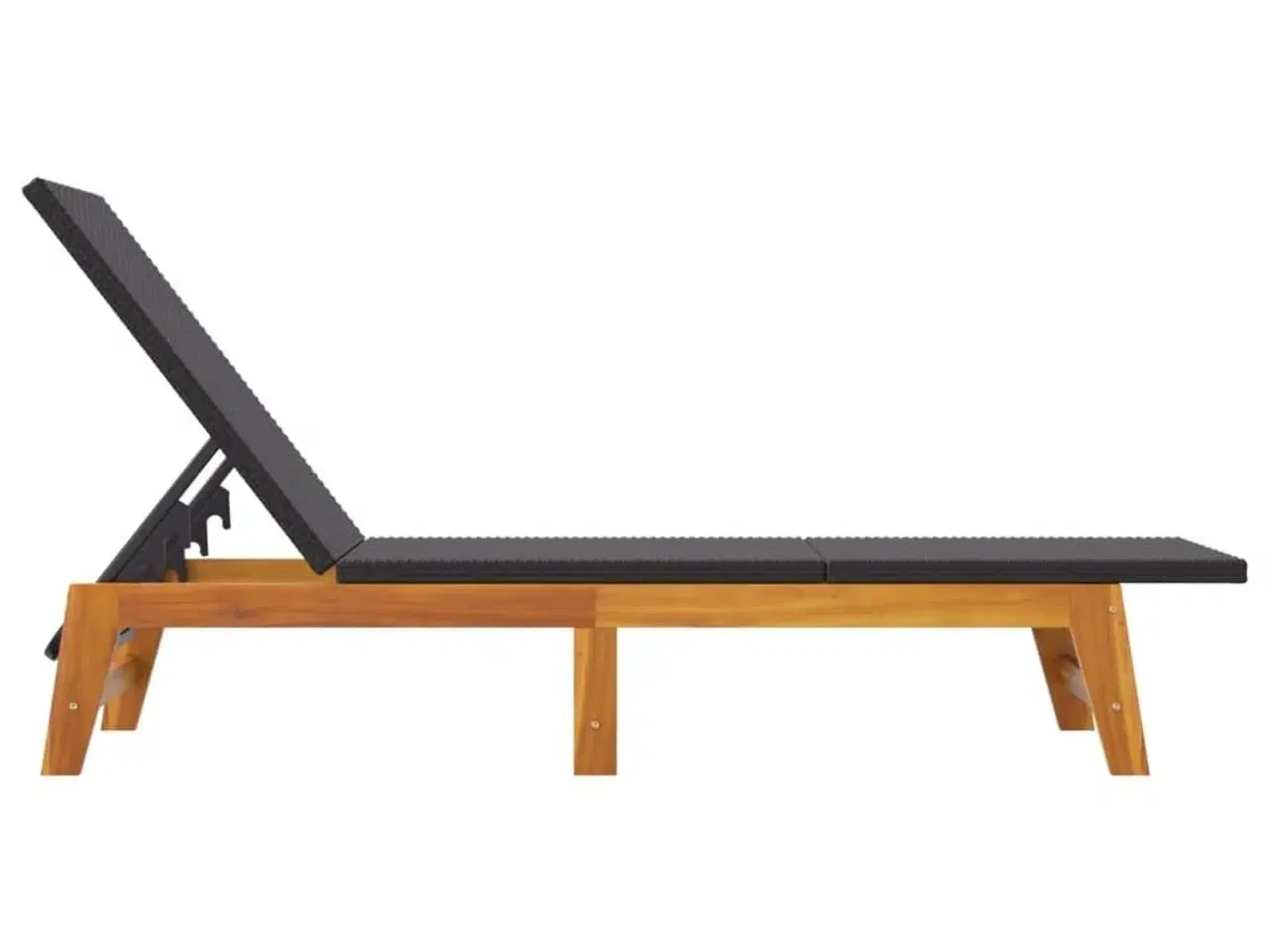 Billede 5 - Loungesæt til haven 3 dele polyrattan og massivt akacietræ