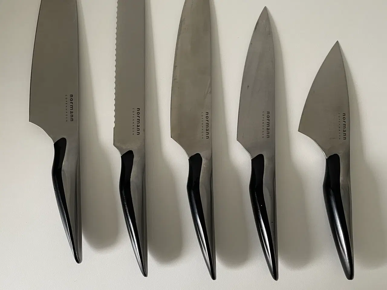 Billede 1 - Køkkenknive med træholder