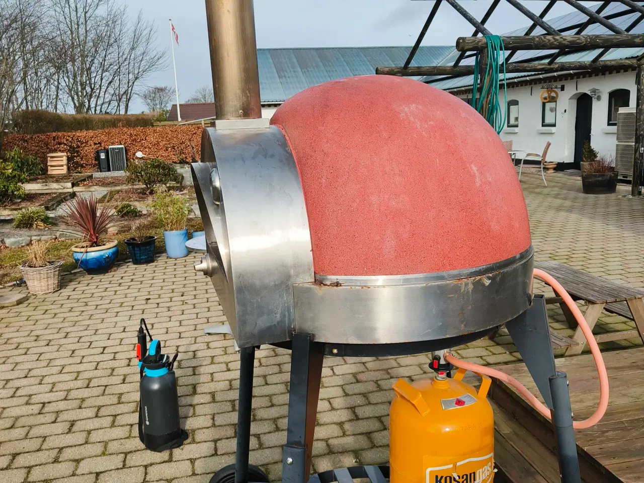 Billede 3 - Kys ufo pizzaovn til gas