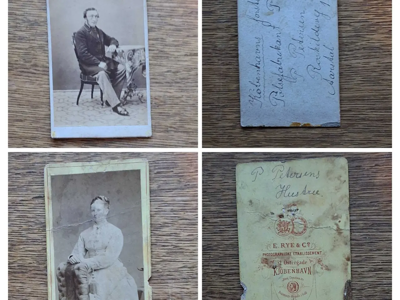 Billede 1 - Fotografi 1872. Pølsefabrikant P. Petersen 