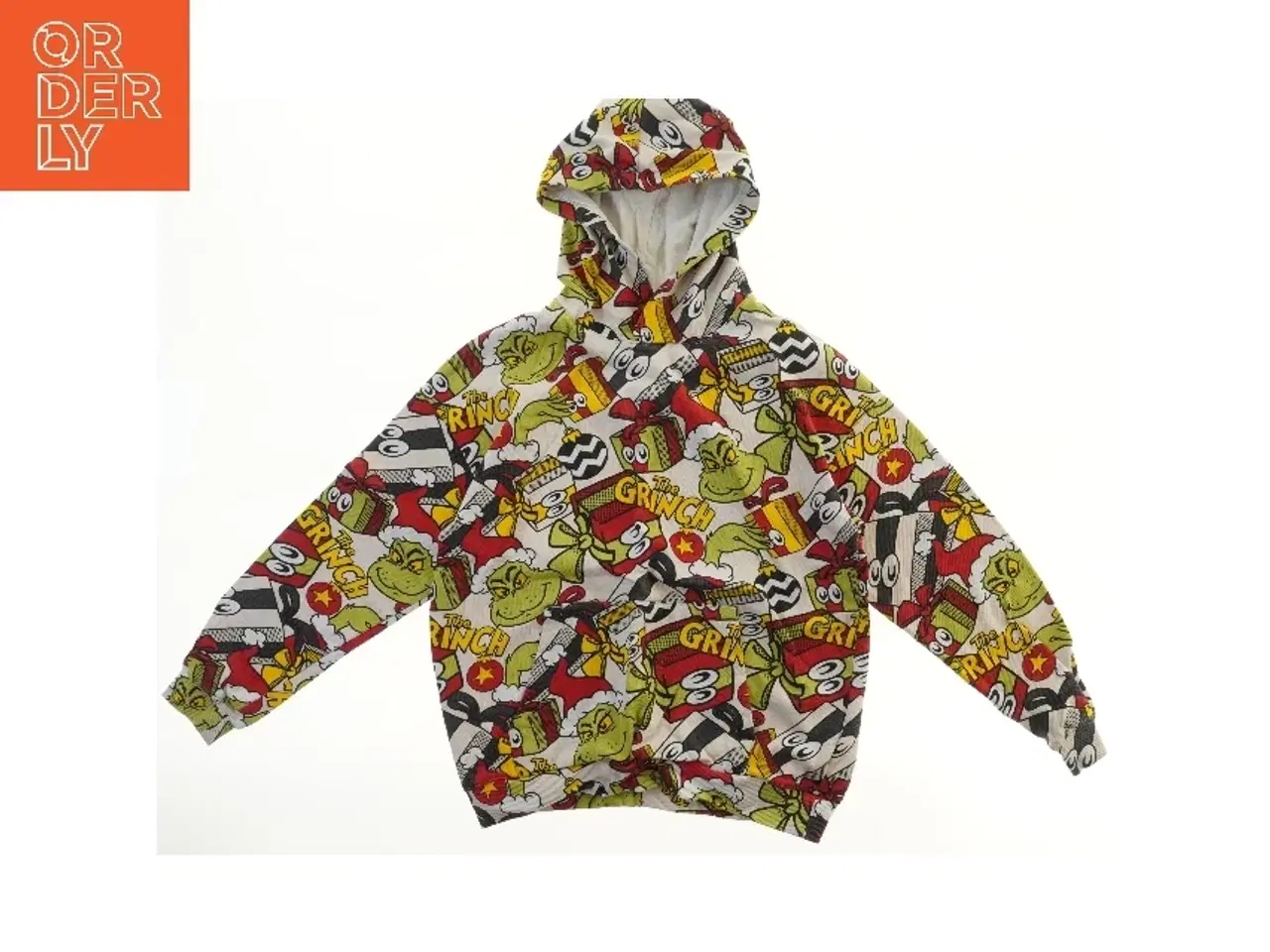 Billede 1 - Hættetrøje med Grinch motiv fra H&M (str. 164)