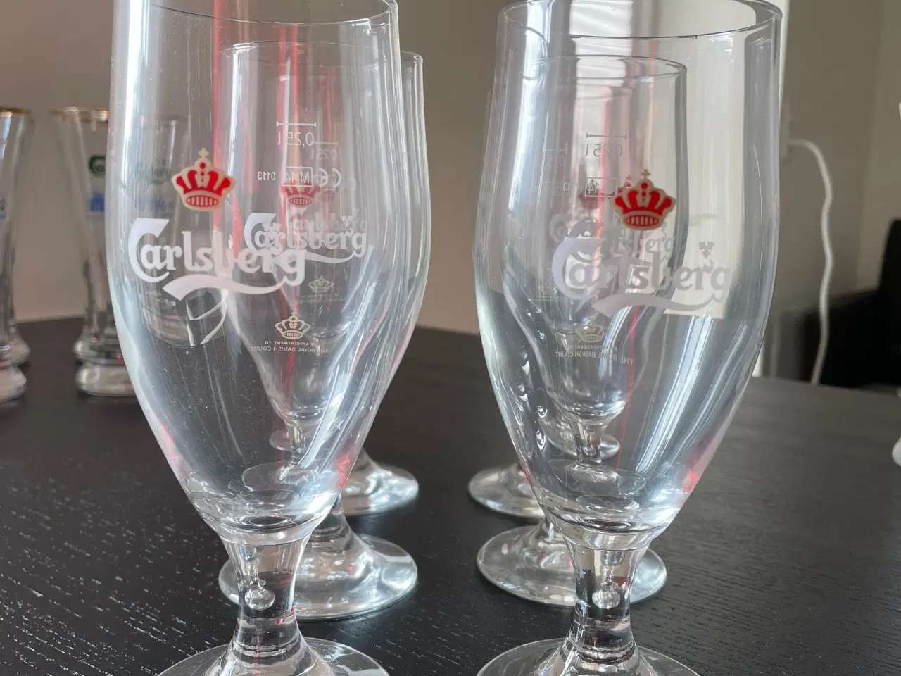 Billede 4 - 24 stk. Carlsberg fadølsglas / øl glas