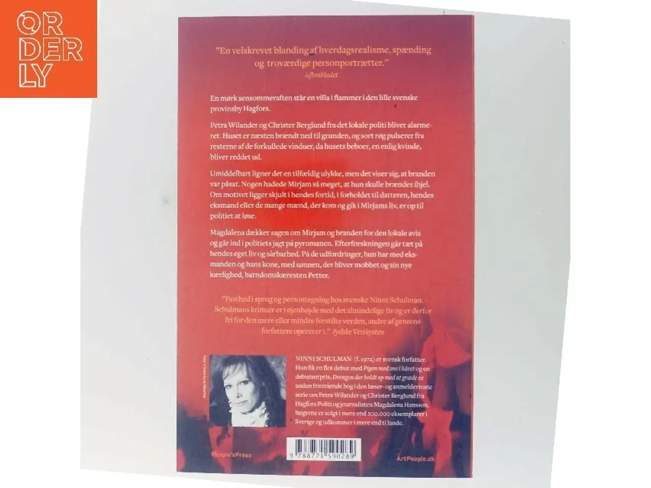 Billede 3 - Drengen der holdt op med at græde : kriminalroman af Ninni Schulman (Bog)