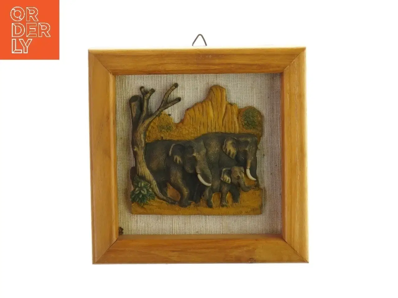 Billede 1 - Billedramme med billede fra Ukendt (str. LBH: 27,5x27,5x3cm)