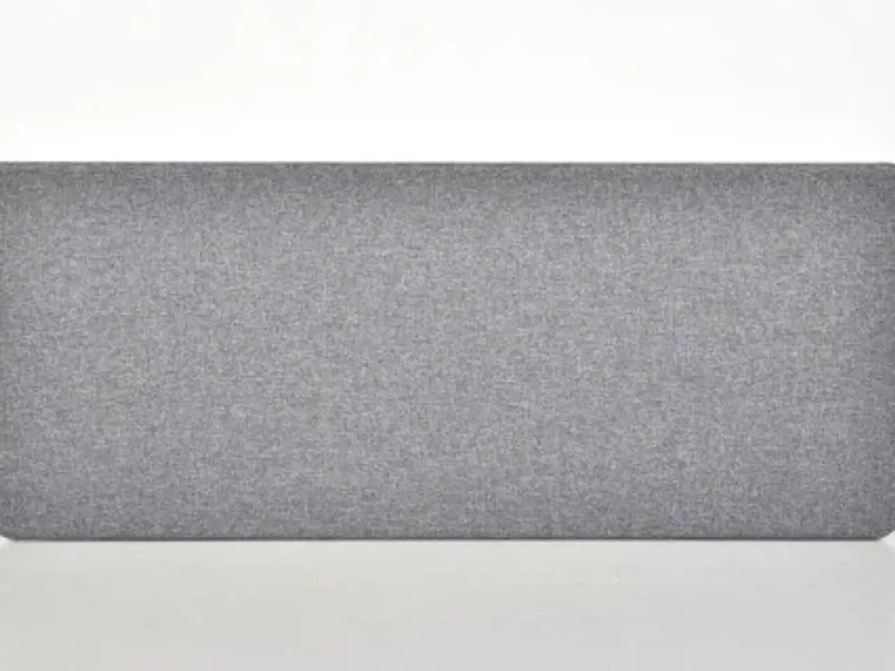 Billede 1 - Abstracta softline 30 bordskærm i grå 160x65x3 cm., med beslag