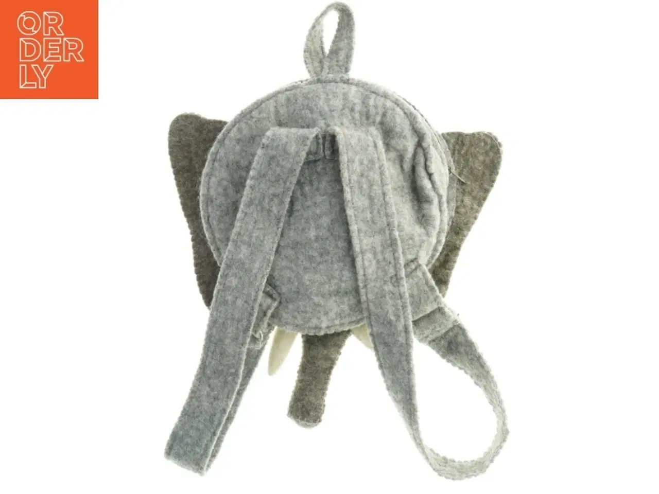 Billede 2 - Uld rygsæk med elefantdesign (str. Ø. 23 cm)