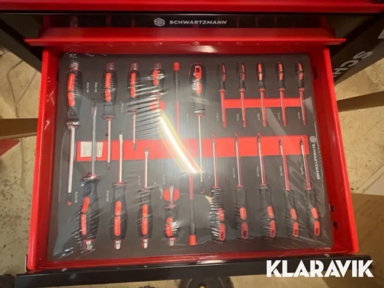 Billede 10 - Værktøjsvogn Schwartzmann 259 dele værktøj