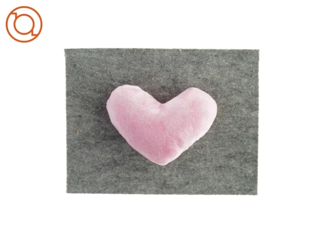 Billede 2 - Hjerte pude (str. LB: 12x10 cm)