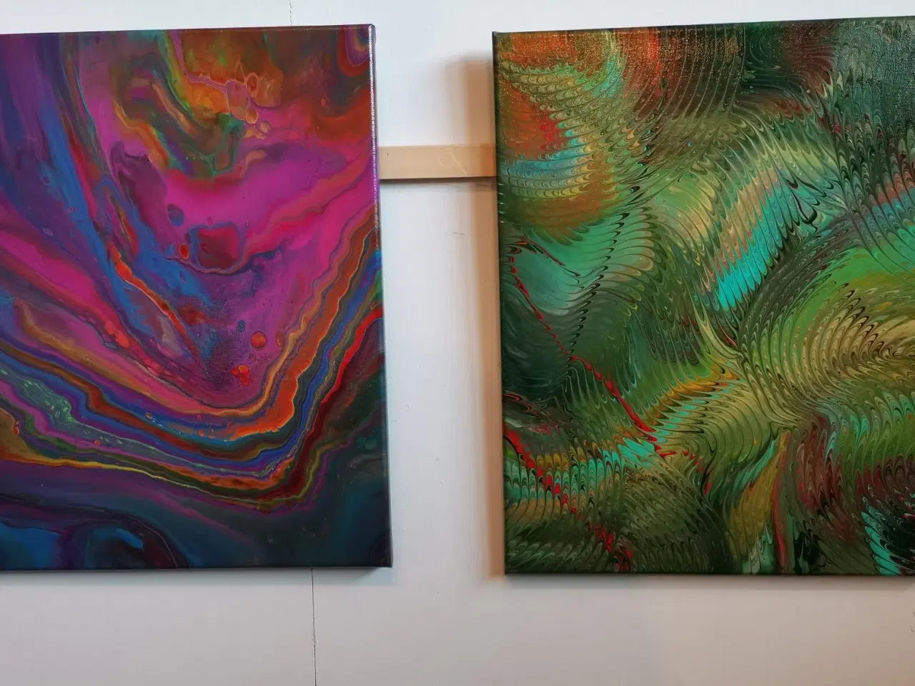 Billede 13 - Akryl malerier i Fluid Art