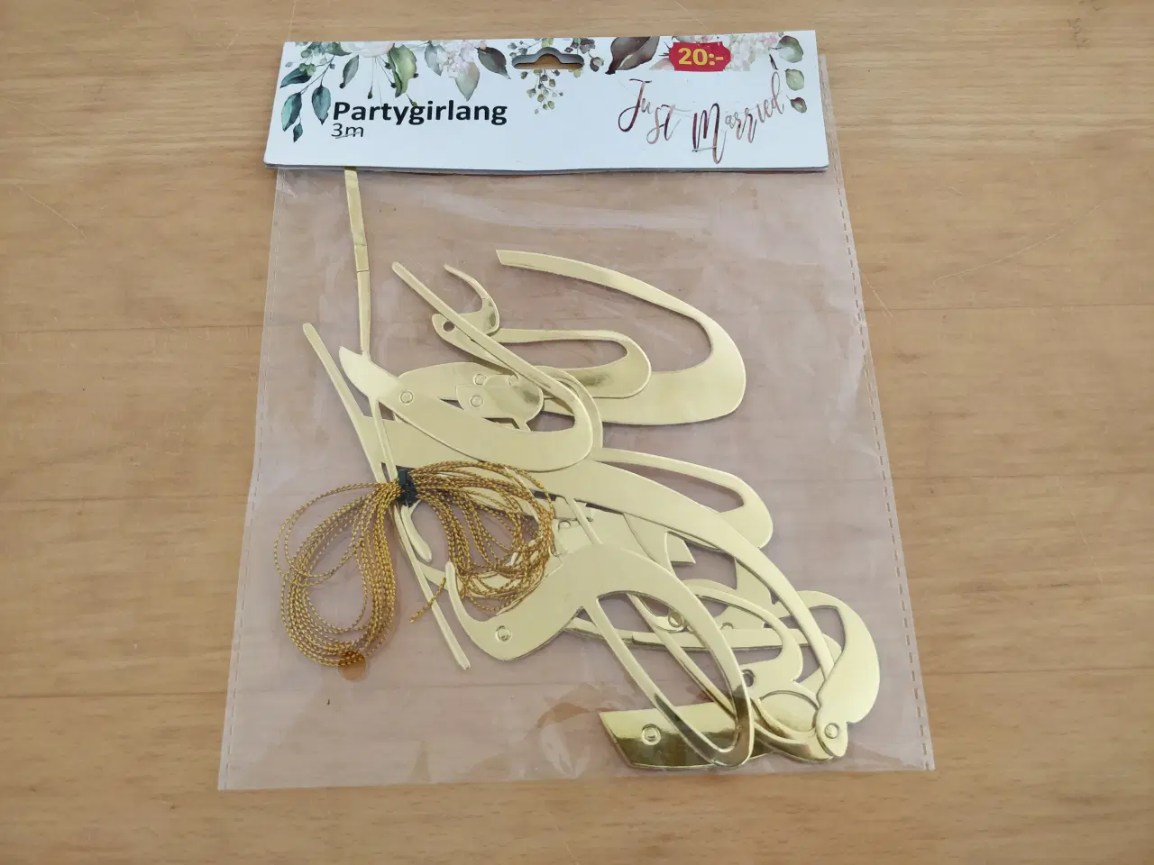 Billede 1 - Just Married guirlande