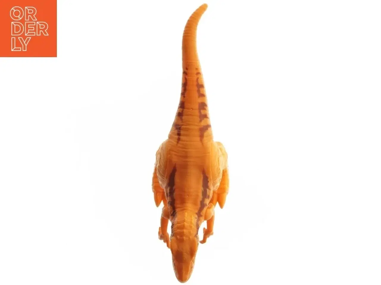 Billede 4 - Orange dinosaur legetøj (str. 27 cm)