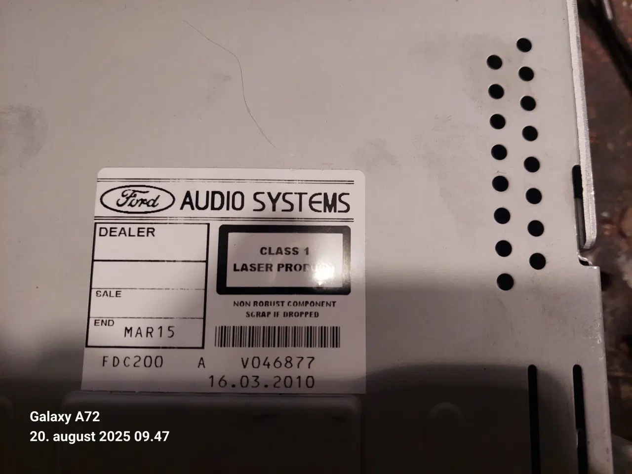 Billede 3 - Brugt Ford autoradio