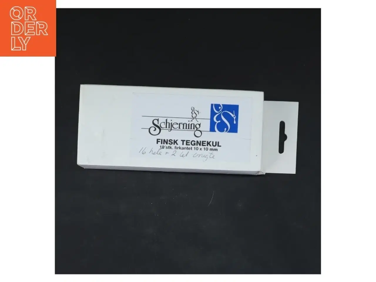 Billede 1 - Finsk tegnekul, 18 styk (str. 18 styk 10x10 mm)