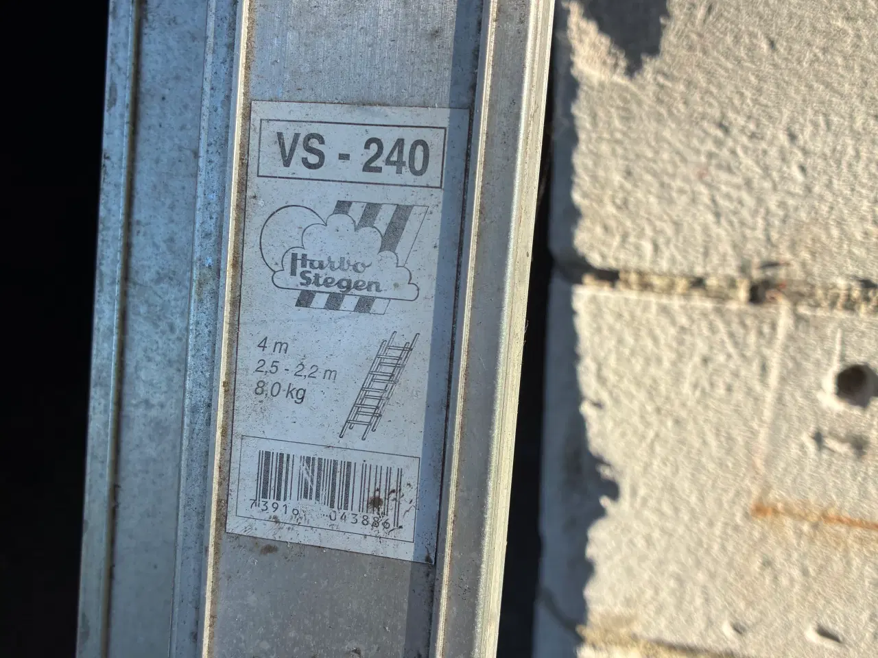 Billede 4 - Aluminium stige 4m