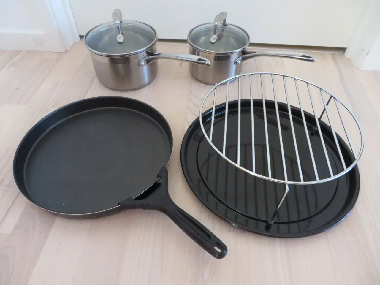 Billede 1 - Kasseroller Scanpan, pizzapande til mikroovn m.m